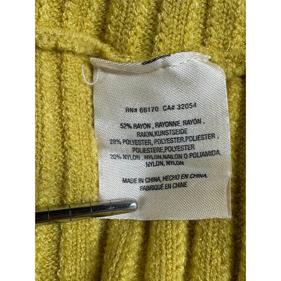 Moth Anthropologie Sweater Womens Small Gold Knit Tisbury Turtleneck Oversized - Picture 7 of 12